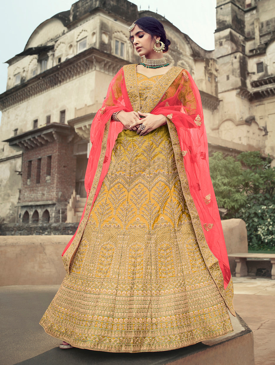 pink-heavy-embroidered-satin-lehenga-choli-rich-net-dupatta