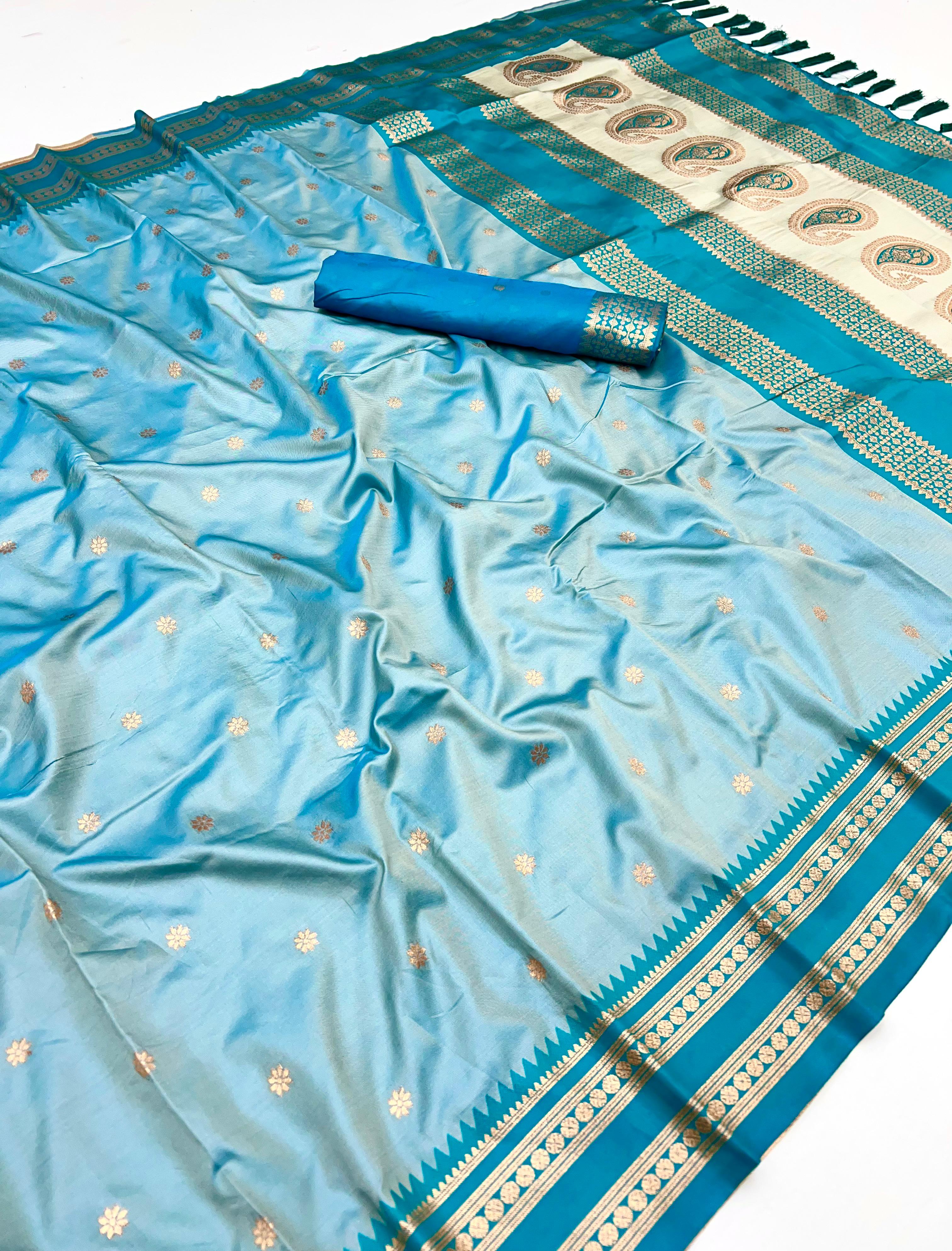 turquoise-radiance-narayanpet-soft-silk-saree