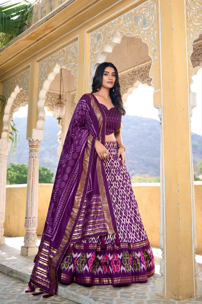 regal-patola-dreams-green-tussar-silk-lehenga-choli